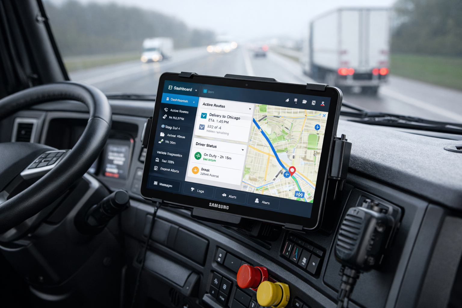 TruckPro on tablet